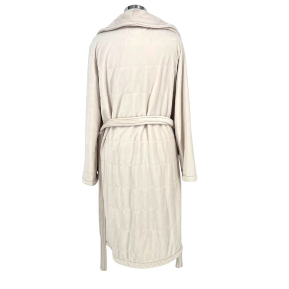 Daydream By Berkshire Home Womens Plush Robe Belted Cream Beige Size Large NWT - Picture 6 of 11